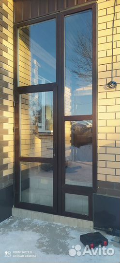 Остекление частного дома веранды