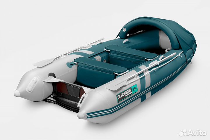 Надувная лодка пвх Gladiator E 350 новая