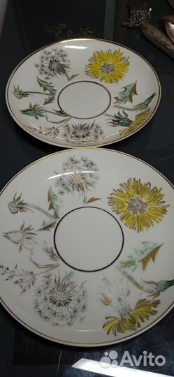 Блюдца лфз одуванчики, фужер