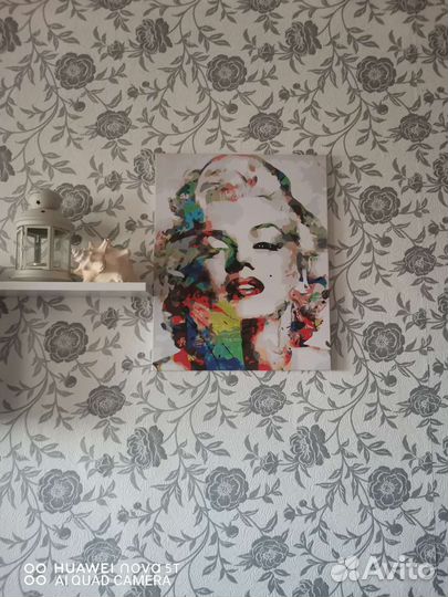 Картина Мерлин Монро акрил