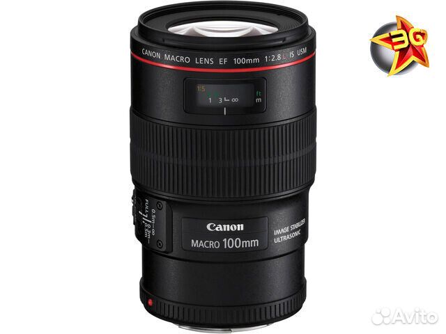 Объектив Canon EF 100mm f/2.8L Macro IS USM