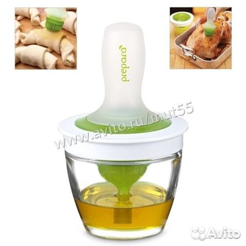 Кисть с дозатором силиконовая