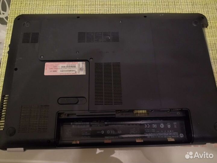 Hp pavilion g6 нижняя часть (поддон)