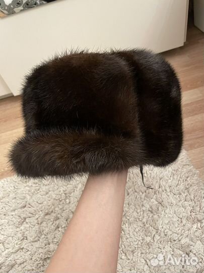 Шапка норковая мужская