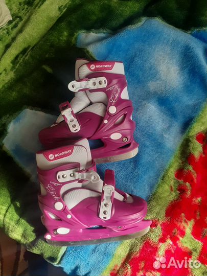 Коньки ледовые раздвижные