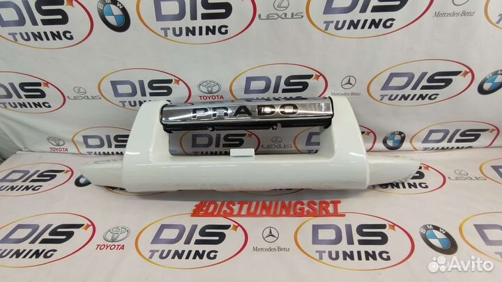 Кенгурятник Toyota Land Cruiser Prado 120 white