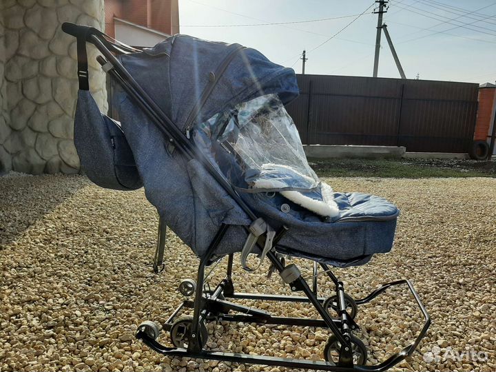 Детские санки коляска