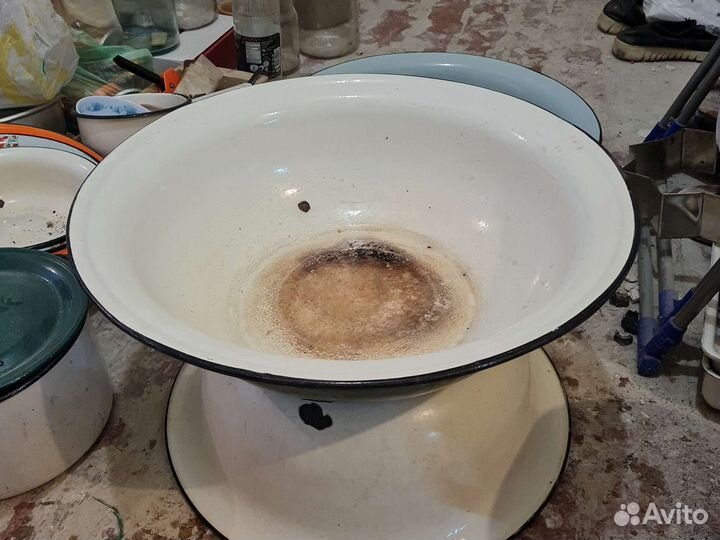 Ведро и тазы эмалированное СССР