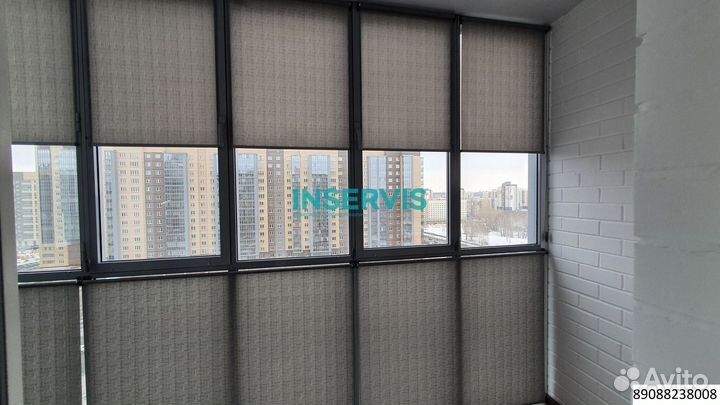 Римские шторы на пластиковые окна