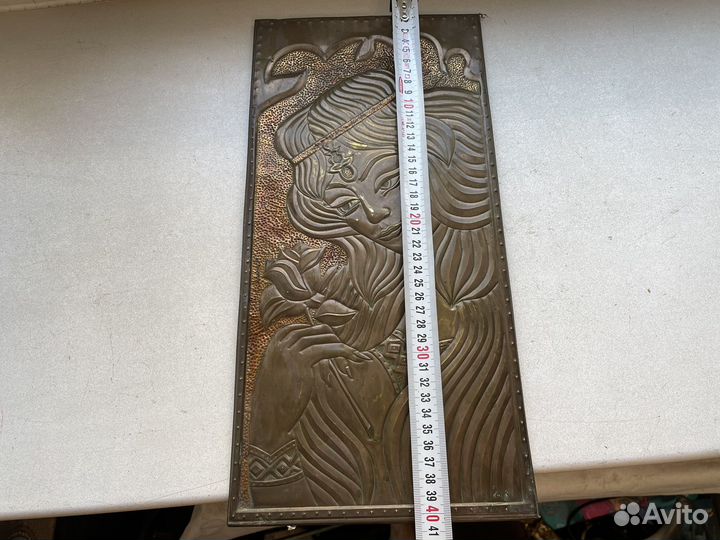 Чеканное панно СССР принцесса