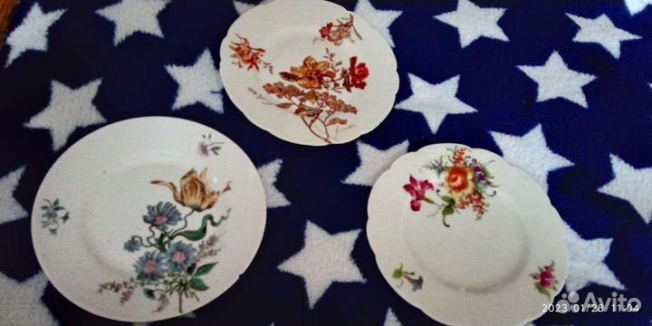 Тарелки антик.братья Корниловы