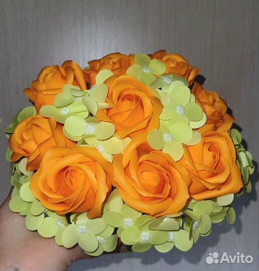 Букет мыльные розы