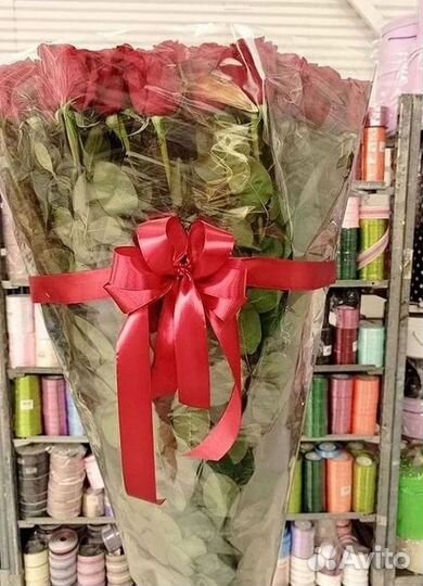 Высокие розы Доставка цветов