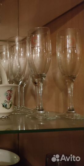 Фужеры со сколами бу