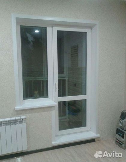 Дверь пластиковая / Дверь пвх под ключ