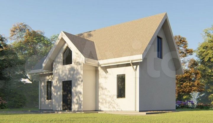 Коттедж 104 м² на участке 13 сот.