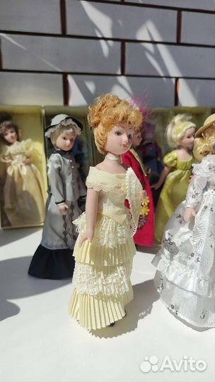 Коллекция фарфоровых кукол Дамы эпохи