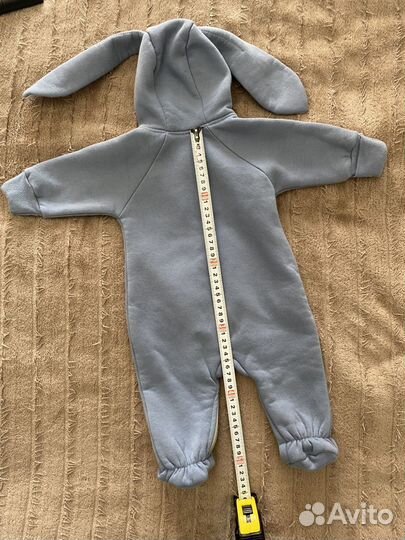 Комбинезон с начесом для новорожденных