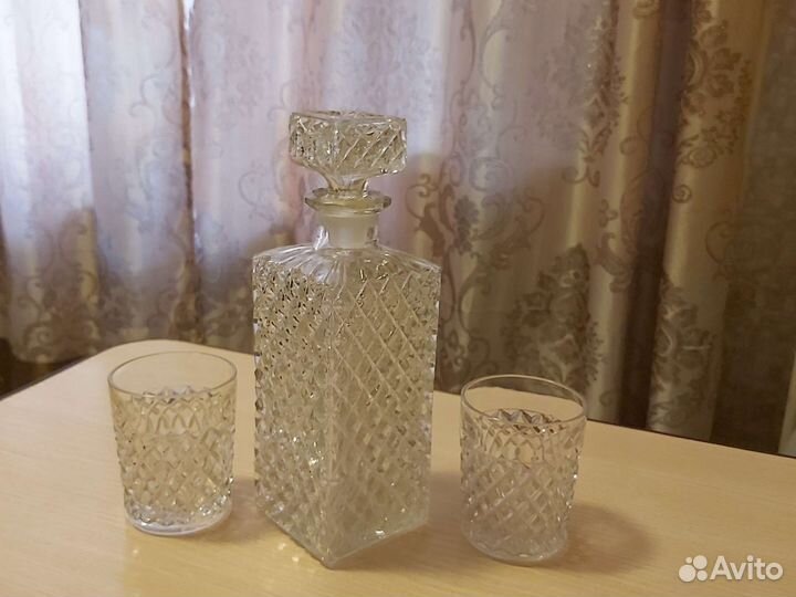 Графин СССР +2стакана