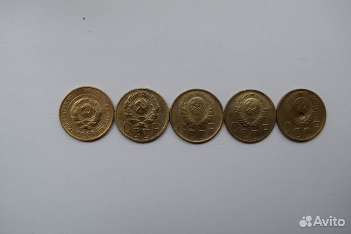 Ранние советы 5 копеек 1930-1952