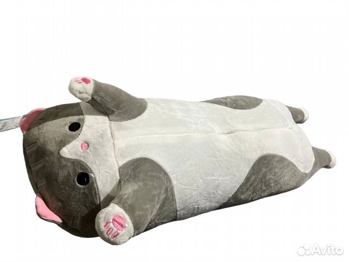 Мягкая игрушка Кот батон с пледом