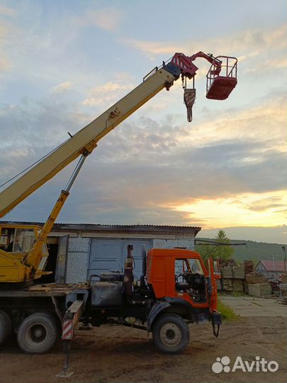 Аренда и услуги автокрана-вездехода, 25 т, 21.7 м