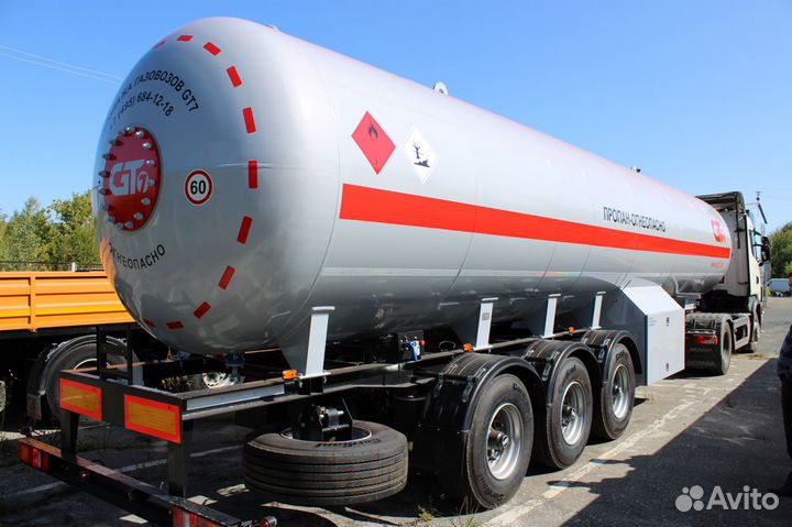 Полуприцеп газовоз GT7 ППЦТ-45, 2023
