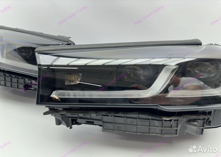 Фары BMW G30 Shadow Line Оригинал