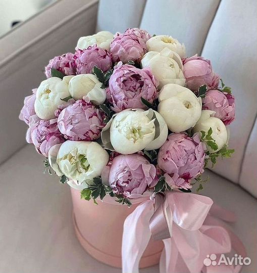 Пионы Букет пионов Доставка цветов