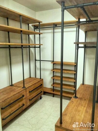 Гардеробные Лофт