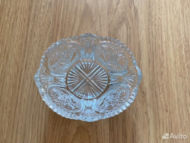 Хрустальная конфетница/салатница СССР
