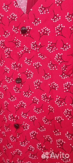 Платье летнее красное