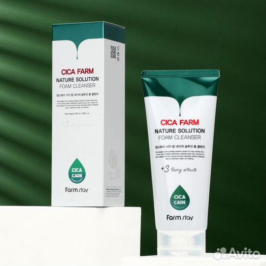Пенка для умывания Farm Stay с центеллой азиатской