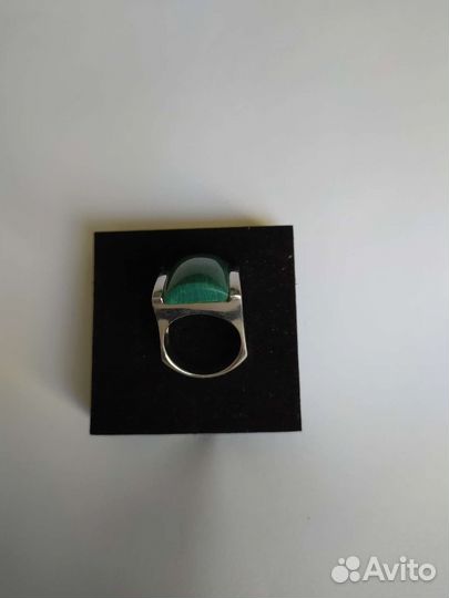 Комплект из серебра с полудрагоценным камнем