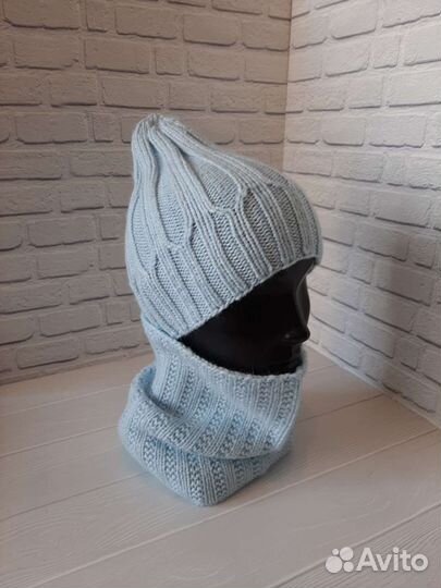 Шапка и снуд демисезон