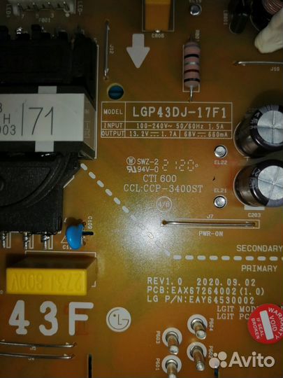 LGP43DJ-17F1, EAX67264002 (1.0)