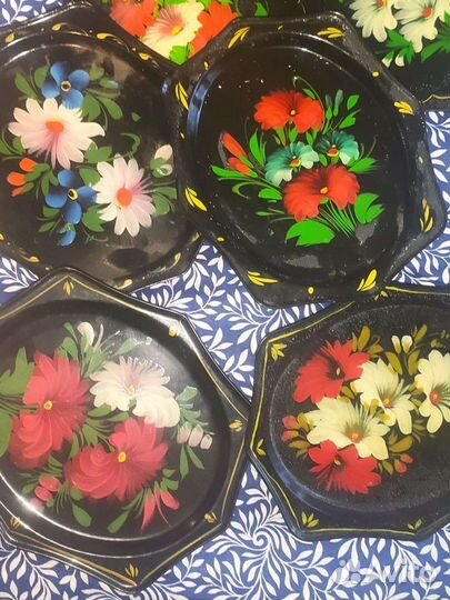 Набор подносов Жостово СССР 1500 за все