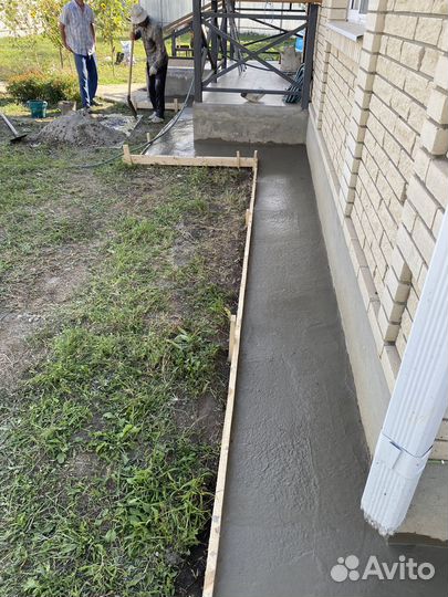 Устройство отмостки дома