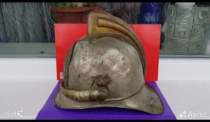 Шлем-Каска Пожарного с Чешуёй 1923 год Музей