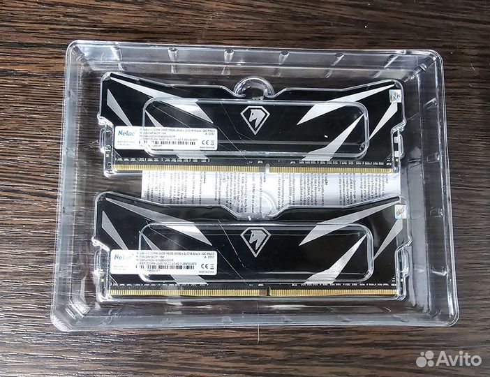 Оперативная память Netac ddr4 16gb(8+8) 3600mhz