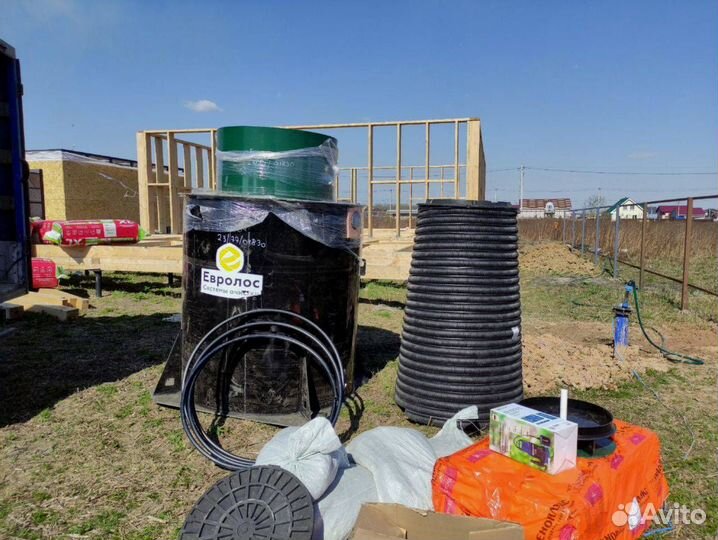 Септик под ключ от производителя, выезд на участок