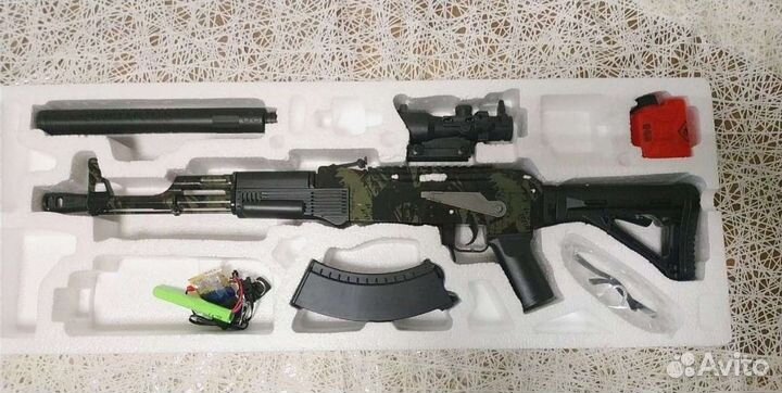 Культовый автомат ак-74 на орбизах полноразмер