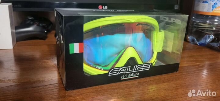 Горнолыжные очки salice lime black