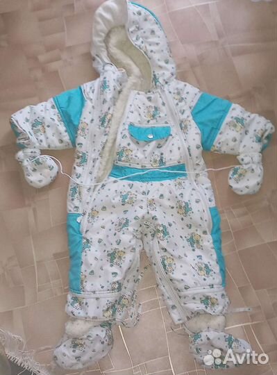 Детский зимний комбинезон на мальчика