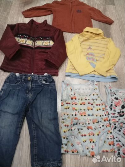 Одежда пакетом для мальчика 80-86