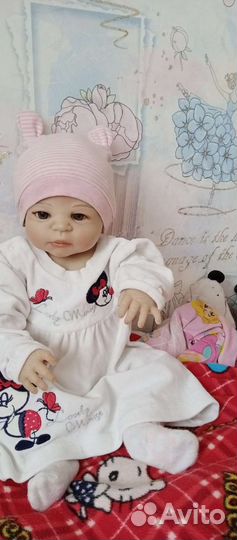 Кукла реборн силиконовая девочка