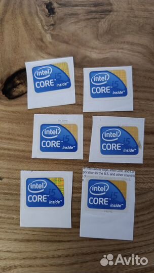 Наклейка процессор Intel