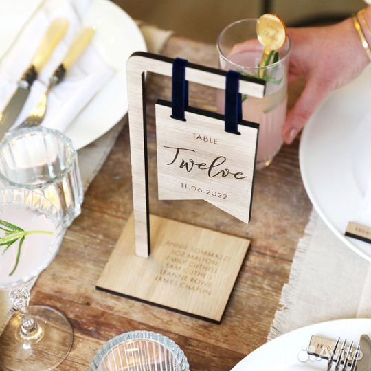 Свадебный столовый декор