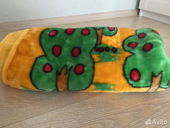 Плед детский плюшевый