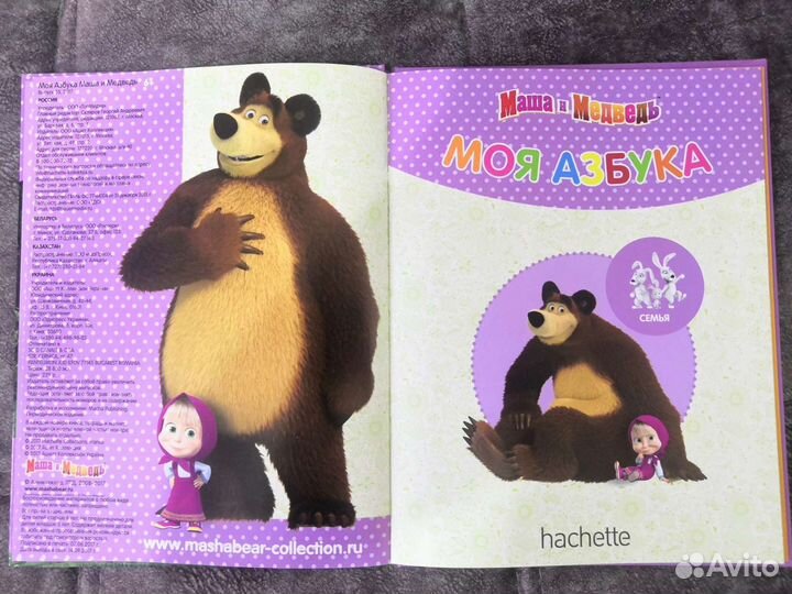 Познавательная книга Семья. серии Маша Медведь